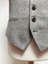 Charger l'image dans la galerie, Suitsupply gilet de costume tissage natté en pure laine 48