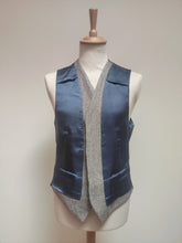 Charger l'image dans la galerie, Suitsupply gilet de costume tissage natté en pure laine 48