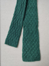 Charger l'image dans la galerie, Paco Rabanne Paris cravate large vintage en laine et mohair Made in France
