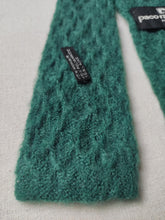 Charger l'image dans la galerie, Paco Rabanne Paris cravate large vintage en laine et mohair Made in France
