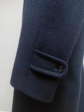 Charger l'image dans la galerie, Rodex of London X Old England pardessus raglan vintage bleu marine pure laine vierge Made in Great Britain 54