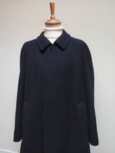 Charger l'image dans la galerie, Rodex of London X Old England pardessus raglan vintage bleu marine pure laine vierge Made in Great Britain 54