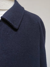 Charger l'image dans la galerie, Rodex of London X Old England pardessus raglan vintage bleu marine pure laine vierge Made in Great Britain 54