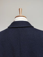 Charger l'image dans la galerie, Rodex of London X Old England pardessus raglan vintage bleu marine pure laine vierge Made in Great Britain 54