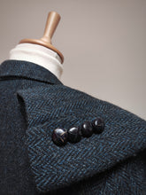 Charger l'image dans la galerie, Harris Tweed X Visconti blazer tweed à chevrons 52