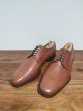 Charger l'image dans la galerie, Pepe Albaladejo derby en cuir lisse marron 7,5 UK / 41,5 FR Made in Spain