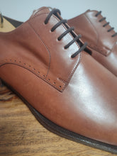 Charger l'image dans la galerie, Pepe Albaladejo derby en cuir lisse marron 7,5 UK / 41,5 FR Made in Spain