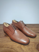 Charger l'image dans la galerie, Pepe Albaladejo derby en cuir lisse marron 7,5 UK / 41,5 FR Made in Spain