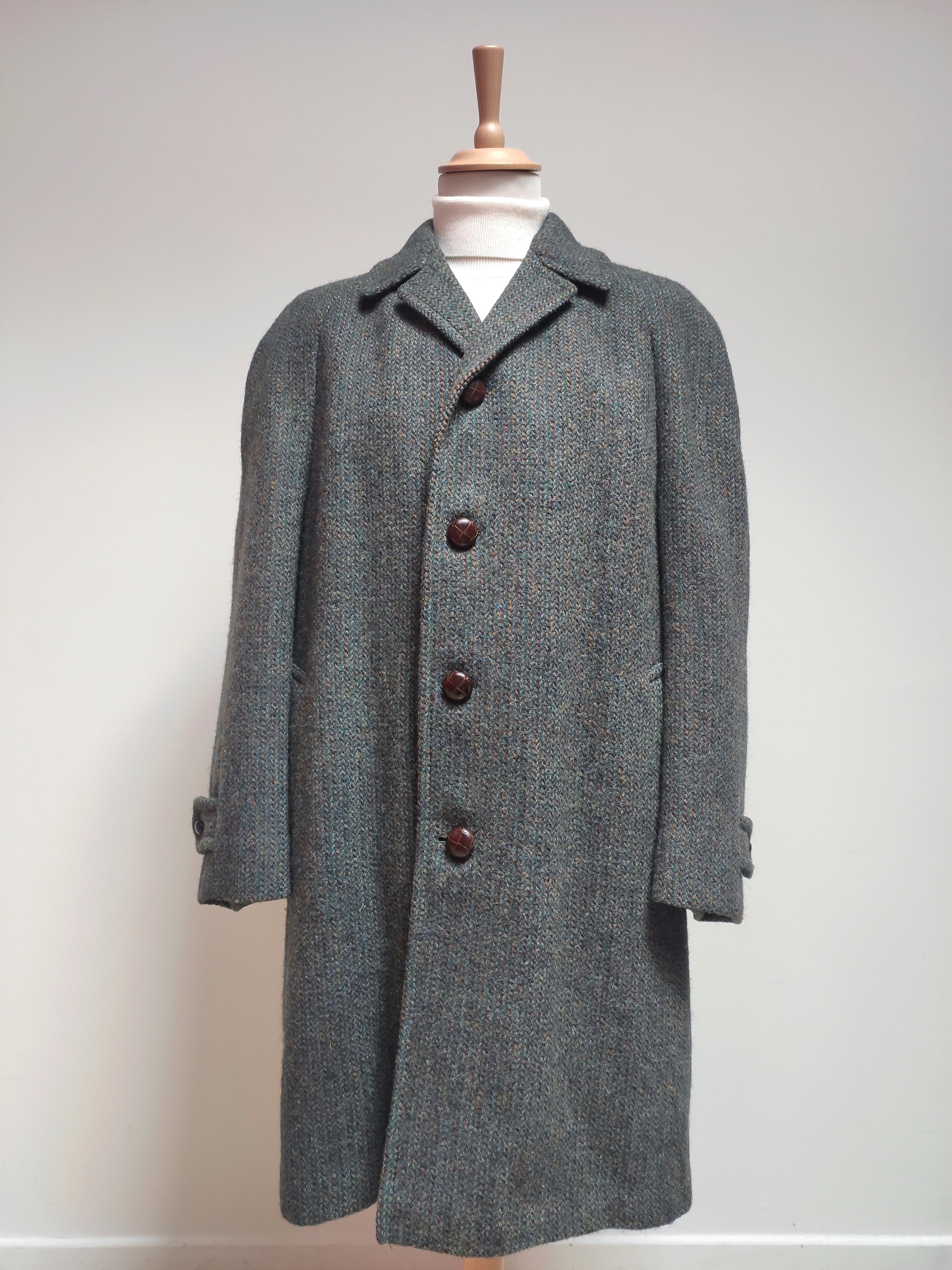 Manteau en laine tweed équestre Millers England vintage Manteau en laine tweed équestre Millers England vintage