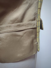 Charger l'image dans la galerie, Gilet de costume vintage à carreaux en laine vierge Made in Italy 48