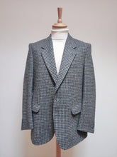 Charger l'image dans la galerie, Harris Tweed blazer tweed vintage en pure laine vierge L
