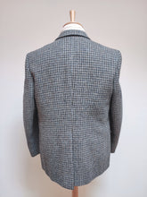 Charger l'image dans la galerie, Harris Tweed blazer tweed vintage en pure laine vierge L
