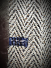Charger l'image dans la galerie, Burberrys manteau femme à chevrons en pure laine Made in England 12 UK / 40 FR