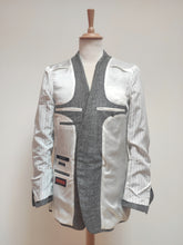 Afbeelding in Gallery-weergave laden, Suitsupply costume gris en laine soie et lin E.Thomas Taille 48/50