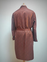 Charger l'image dans la galerie, Robe de chambre vintage à col châle en satin de coton taille L