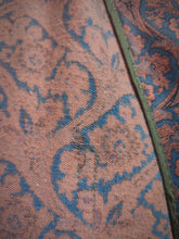 Charger l'image dans la galerie, Robe de chambre vintage à col châle en satin de coton taille L
