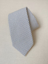 Afbeelding in Gallery-weergave laden, Old England Paris cravate en coton seersucker Made in England