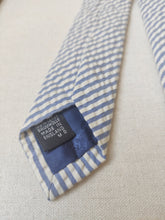 Afbeelding in Gallery-weergave laden, Old England Paris cravate en coton seersucker Made in England
