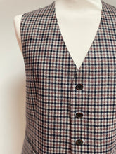 Charger l'image dans la galerie, Suitsupply gilet à carreaux en laine et soie Vitale Barberis Ferrara 50