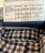 Charger l'image dans la galerie, Suitsupply gilet à carreaux en laine et soie Vitale Barberis Ferrara 50
