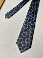 Charger l&#39;image dans la galerie, Cravate vintage paisley verte Made in Italy
