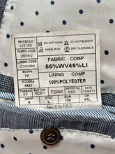 Afbeelding in Gallery-weergave laden, Suitsupply blazer marine en laine et lin Prince de Galles 52
