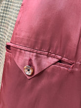 Lade das Bild in den Galerie-Viewer, E. Thomas blazer pied de poule en laine lin et soie 52
