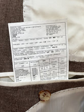 Charger l&#39;image dans la galerie, Suitsupply costume vintage trois pièces 100% lin Ormezzano 48
