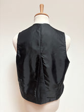 Lade das Bild in den Galerie-Viewer, Gilet de costume vintage en laine à carreaux Prince de Galles 54
