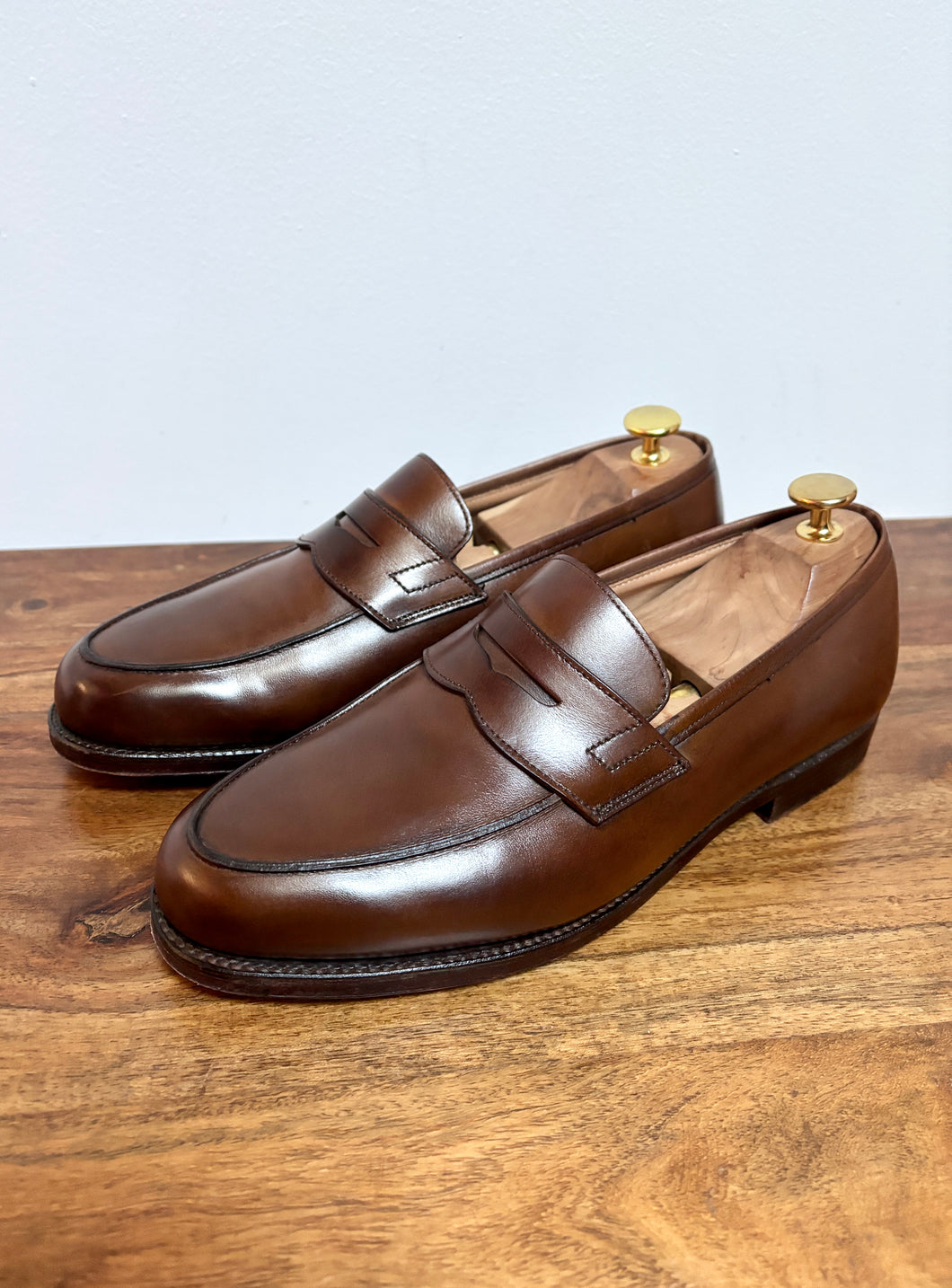 Crockett & Jones mocassins Grantham 7 UK / 41 FR Largeur F Made in England