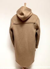 Afbeelding in Gallery-weergave laden, Gloverall manteau duffle-coat beige en laine Made in England
