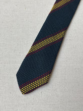 Charger l&#39;image dans la galerie, Camerucci cravate club vintage en grenadine de soie Made in Italy
