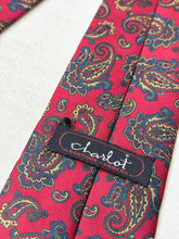 Charger l'image dans la galerie, Duo de cravates vintage en soie Jacques fath / Charlot
