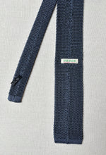 Charger l'image dans la galerie, De Paz Bologna cravate vintage en tricot de soie Made in Italy
