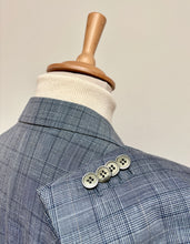Afbeelding in Gallery-weergave laden, Suitsupply blazer marine en laine et lin Prince de Galles 52
