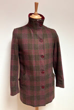 Načíst obrázek do prohlížeče Galerie, Chrysalis The Hampton manteau femme en tweed Anglais en laine vierge Taille 36 Made in England
