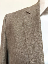 Lade das Bild in den Galerie-Viewer, Hugo Boss blazer marron beige en laine et lin Reda 52
