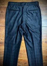 Cargar imagen en el visor de la galería, Scapa costume bleu gris à carreaux fenêtre deux pièces en laine et cachemire 48
