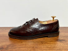 Carica l&#39;immagine nel visualizzatore di Gallery, Walter shoes derby femme en cuir marron Made in Italy 36 FR
