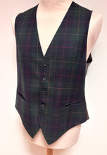 Charger l'image dans la galerie, Benvenuto gilet vintage tartan à carreaux en laine 52/XL
