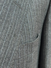 Načíst obrázek do prohlížeče Galerie, Třídílný vintage pruhovaný oblek Sportex by Dormeuil z čisté vlny, velikost M/48 
