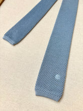Lade das Bild in den Galerie-Viewer, Ermenegildo Zegna cravate tricot en pur coton Made in Italy
