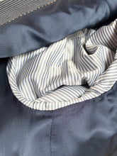 Lade das Bild in den Galerie-Viewer, Scapa blazer marine rayé en coton et laine 48/M
