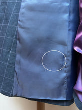 Carica l'immagine nel visualizzatore di Gallery, Blazer a quadri Hackett London in lana, lino e seta, 40R/50R

