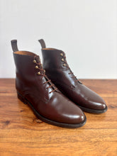 Carica l&#39;immagine nel visualizzatore di Gallery, Gordon Scott bottines femme en cuir de veau lisse marron foncé 4 UK / 37 FR
