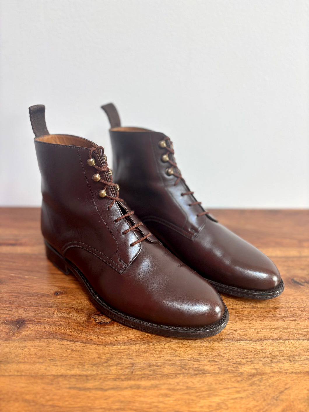 Gordon Scott bottines femme en cuir de veau lisse marron foncé 4 UK / 37 FR