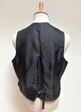 Lade das Bild in den Galerie-Viewer, Gilet de costume vintage en laine à carreaux Prince de Galles 54
