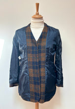 Charger l&#39;image dans la galerie, Cyrillus Paris blazer tweed femme vintage à carreaux 44 Made in France
