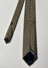 Cargar imagen en el visor de la galería, Caleffi Roma cravate en soie à motif géométrique Made in Italy

