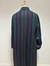 Charger l&#39;image dans la galerie, Red Lyon robe de chambre à rayures vintage en pure laine 52
